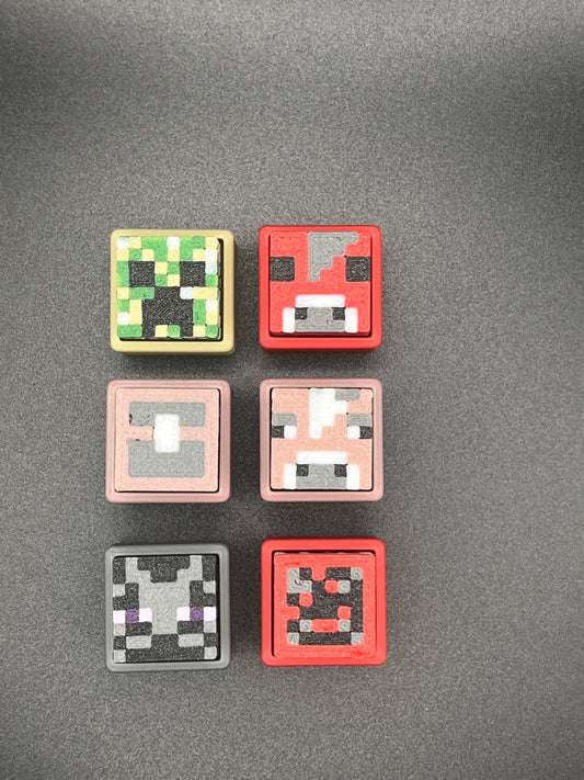 PixelBlock Mini Creature Keychains