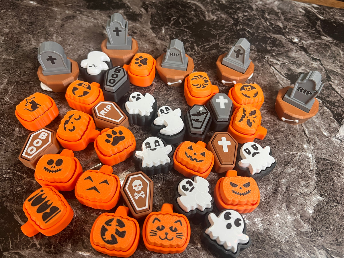 Spooky Mini Clicker Fidgets – Halloween Designs