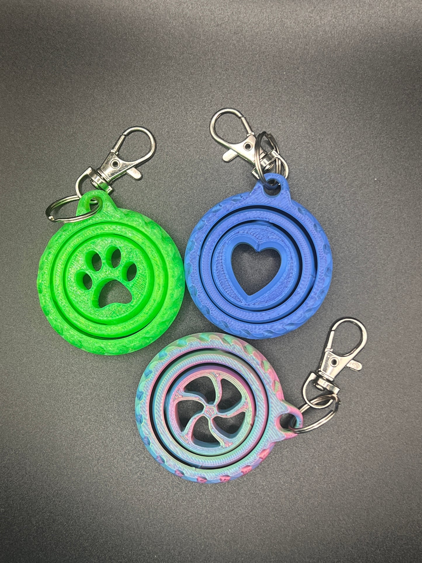 SpinLoop Fidget Keychains
