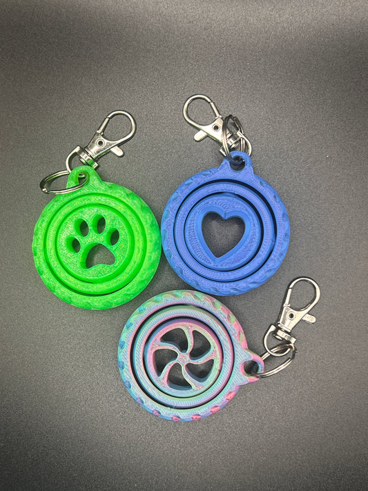 SpinLoop Fidget Keychains